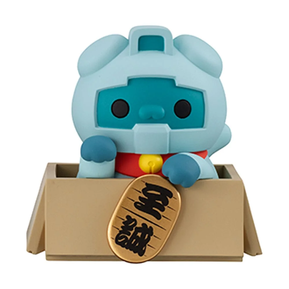 Mobile Suit Gundam Mega Cat Project Nyandam Trading Figure Luckycat 6 cm Blind Box - 1 Unidade